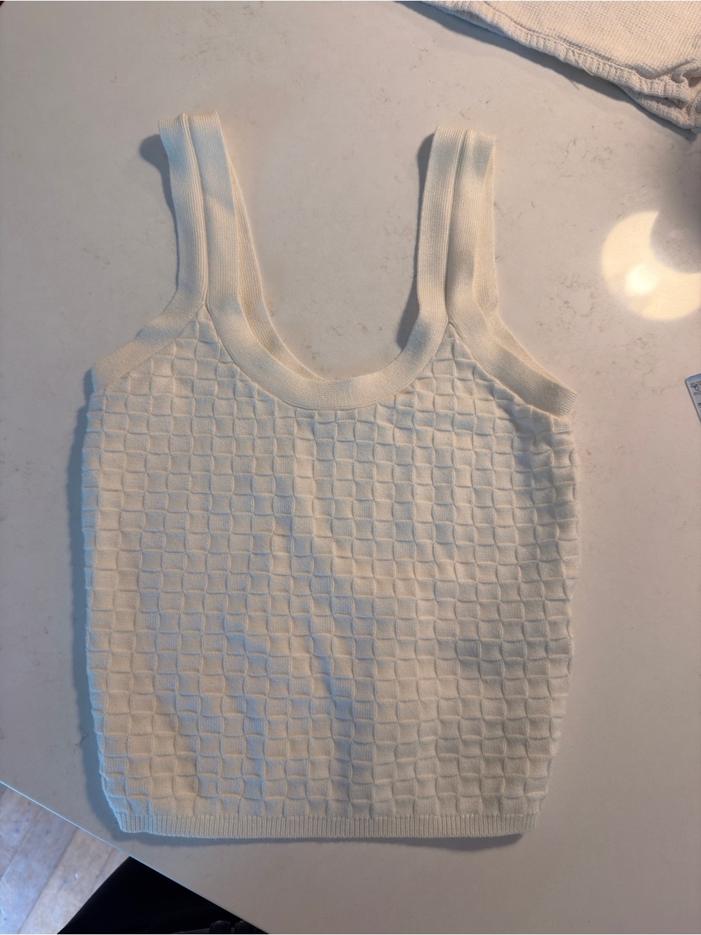 Abercrombie and Fitch Textured Tank Top - Women's Sleeveless Sweater
